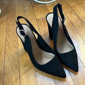 ASOS black heels size 8